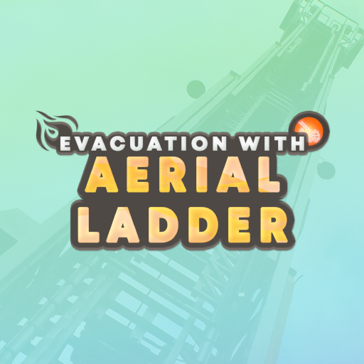 Evacuation with Aerial Ladder Fire Truck